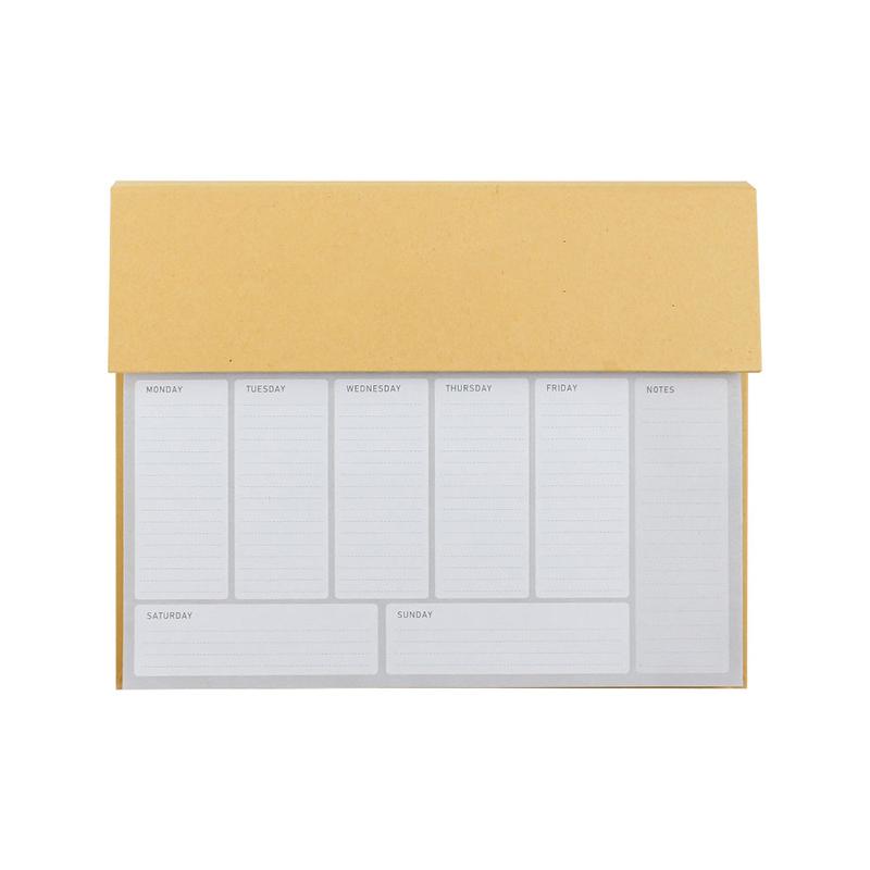 Work Planner with Clips Pen and Post-it